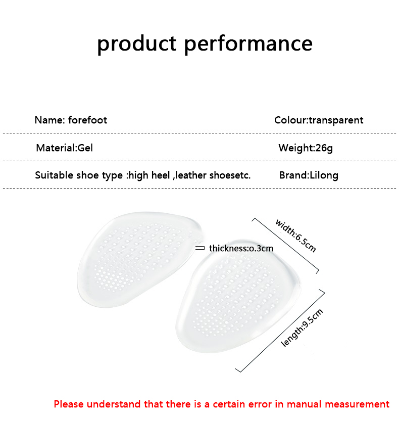 Half Size Pad For Forefoot